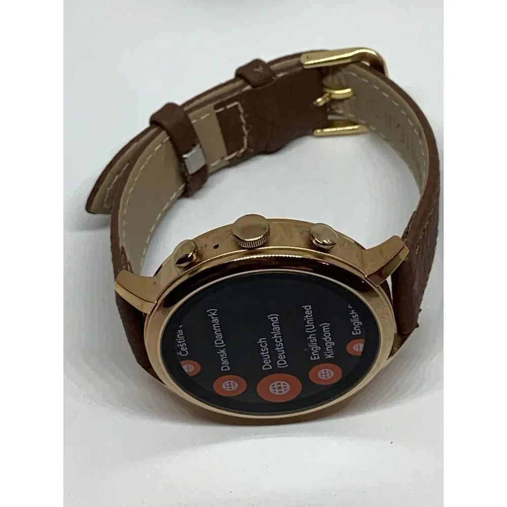 Fossil Gen 4 Authentic Digital Dial Smart Watch Custom Band FTW6018 QT769